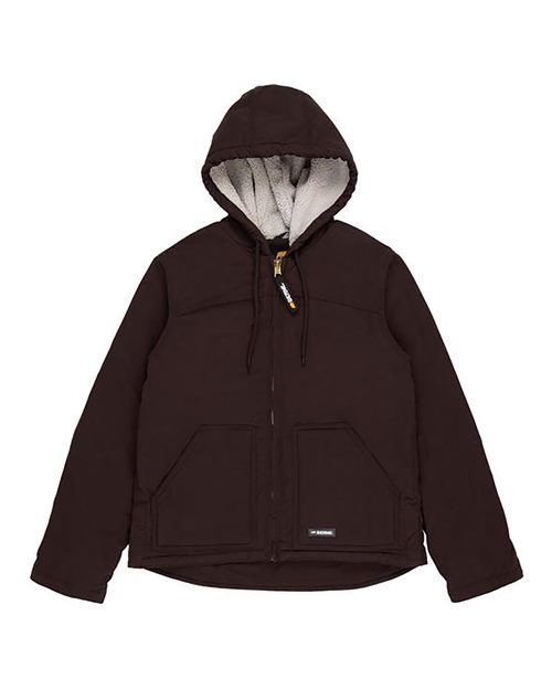 Women's Softstone Hooded Coat - Dark Brown