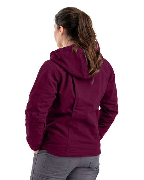 Women's Softstone Hooded Coat - Plum