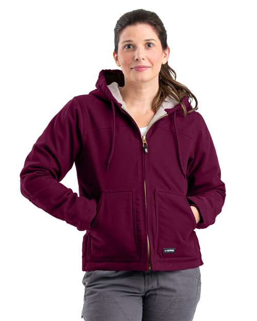 Women's Softstone Hooded Coat - Plum