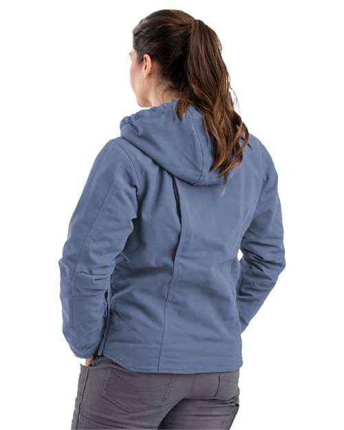 Women's Softstone Hooded Coat - Steel Blue