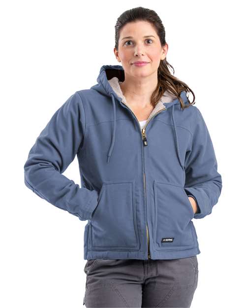 Women's Softstone Hooded Coat - Steel Blue
