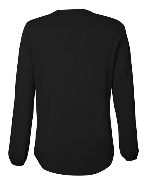 Women's Raleigh Half-Placket Knit Top - Black