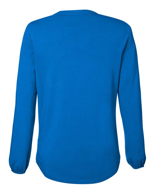 Women's Raleigh Half-Placket Knit Top - French Blue