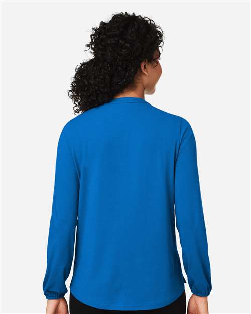 Women's Raleigh Half-Placket Knit Top - French Blue