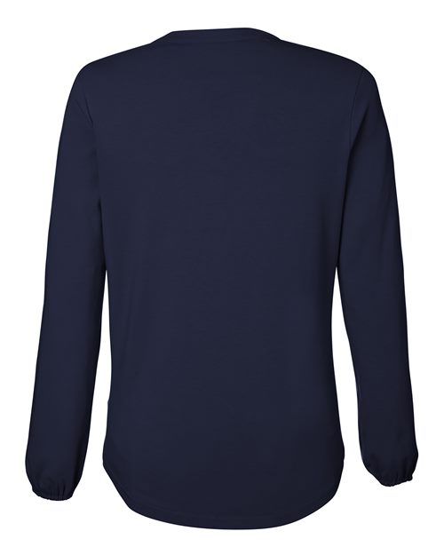 Women's Raleigh Half-Placket Knit Top - Navy