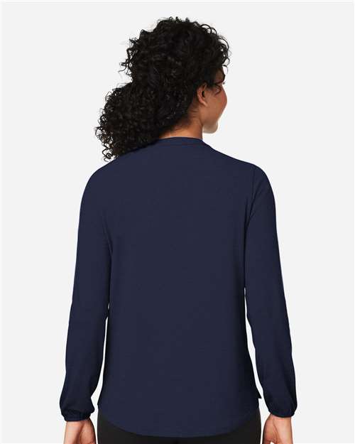 Women's Raleigh Half-Placket Knit Top - Navy