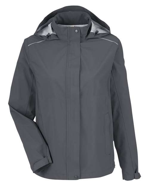 Women's Packable Rain Jacket - Carbon