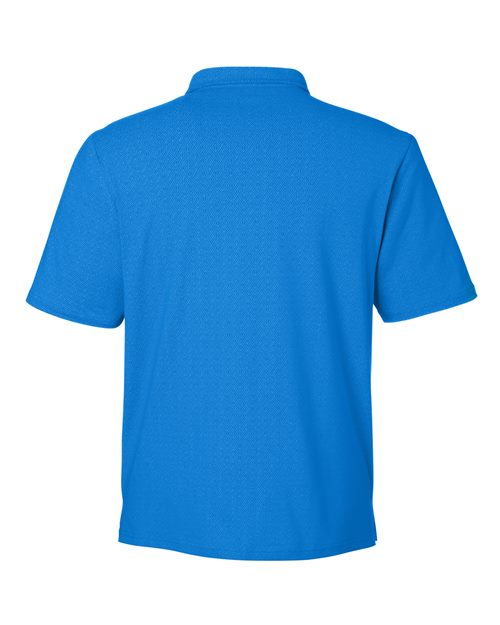 Men's Crownlux Performance® Geo Polo - French Blue/ Crystal Blue