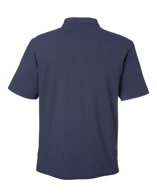 Men's Crownlux Performance® Geo Polo - Navy/ French Blue