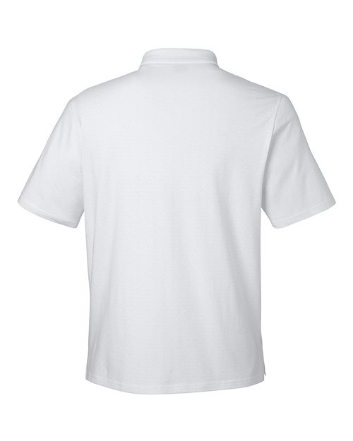 Men's Crownlux Performance® Geo Polo - White/ Silver