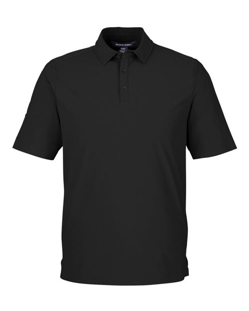 Men's CrownLux Performance® Windsor Welded Polo - Black