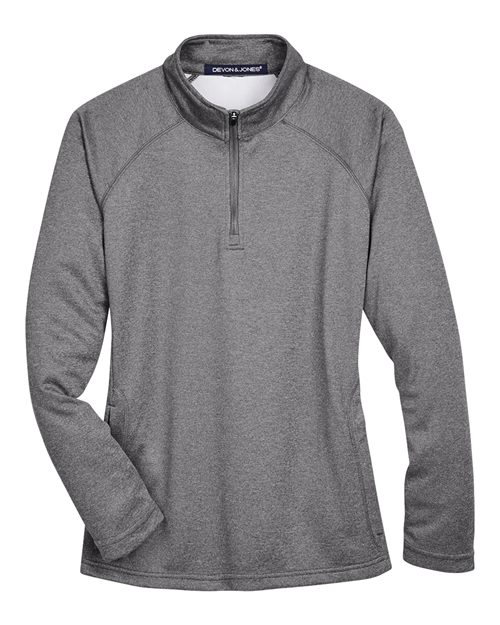 Women's Stretch Tech-Shell® Compass Quarter-Zip Pullover - Dark Grey Heather