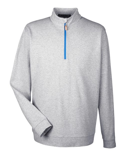 Men's DRYTEC20™ Performance Quarter-Zip Pullover - Grey Heather/ Grey H/ French Blue