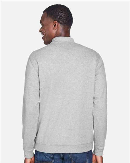 Men's DRYTEC20™ Performance Quarter-Zip Pullover - Grey Heather/ Grey H/ French Blue
