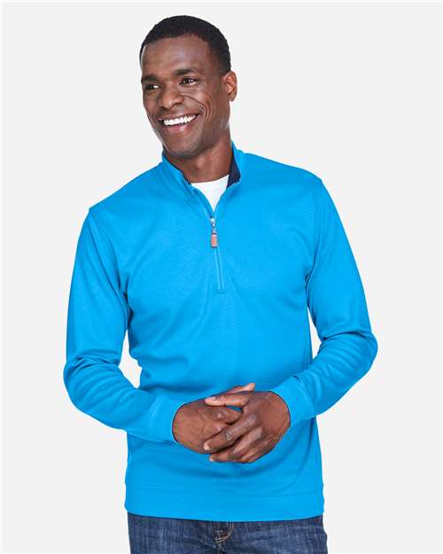 Men's DRYTEC20™ Performance Quarter-Zip Pullover - Ocean Blue/ Navy/ Ocean Blue