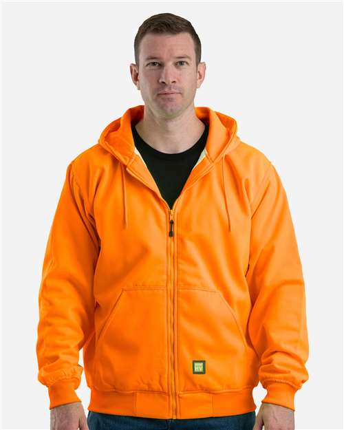 Men's Tall Heritage Thermal Lined Hooded Sweatshirt - Orange