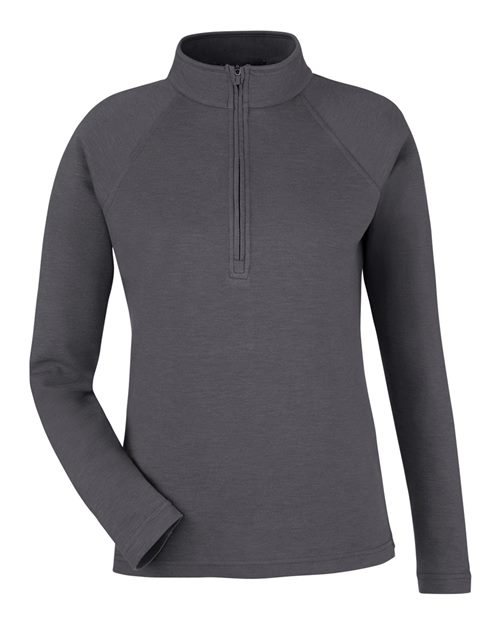 Women's New Classics® Charleston Quarter-Zip Pullover - Black Melange