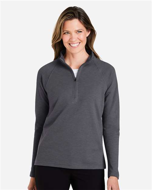 Women's New Classics® Charleston Quarter-Zip Pullover - Black Melange