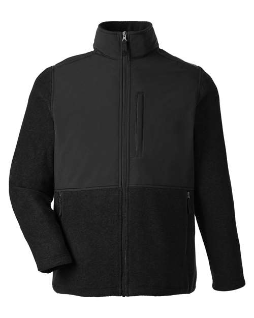 Men's Journey Summit Hybrid Full-Zip - Black/ Black