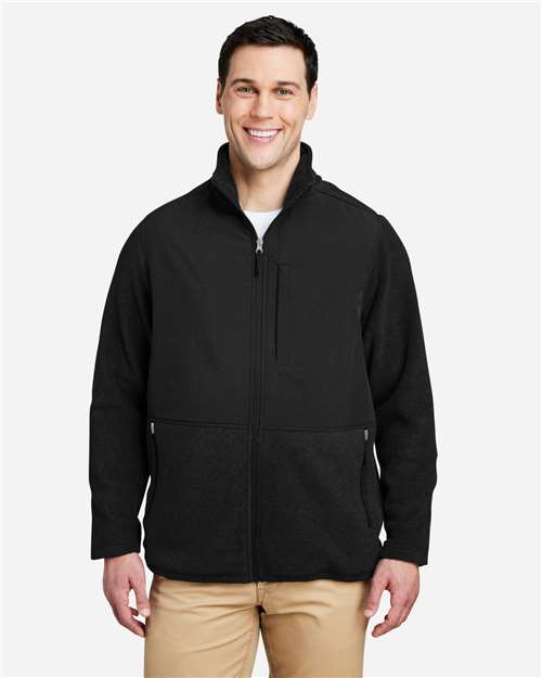 Men's Journey Summit Hybrid Full-Zip - Black/ Black