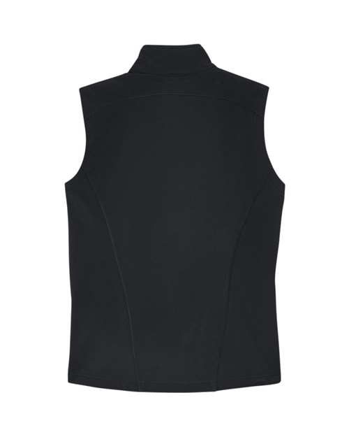 Women's Cruise Two-Layer Fleece Bonded Soft Shell Vest - Black