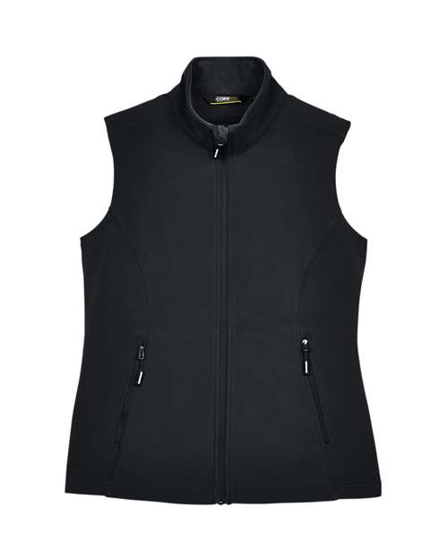 Women's Cruise Two-Layer Fleece Bonded Soft Shell Vest - Black