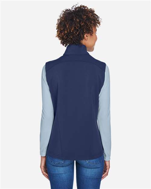 Women's Cruise Two-Layer Fleece Bonded Soft Shell Vest - Classic Navy