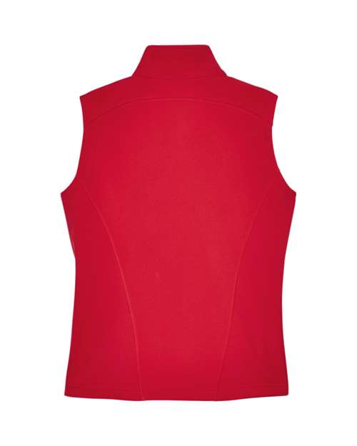 Women's Cruise Two-Layer Fleece Bonded Soft Shell Vest - Classic Red
