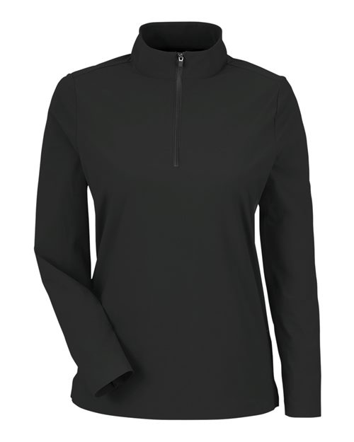 Women's CrownLux Performance® Windsor Welded Quarter-Zip Pullover - Black