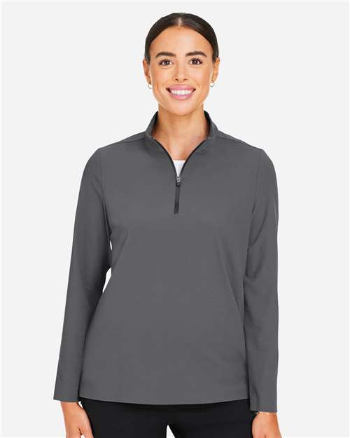 Women's CrownLux Performance® Windsor Welded Quarter-Zip Pullover - Graphite