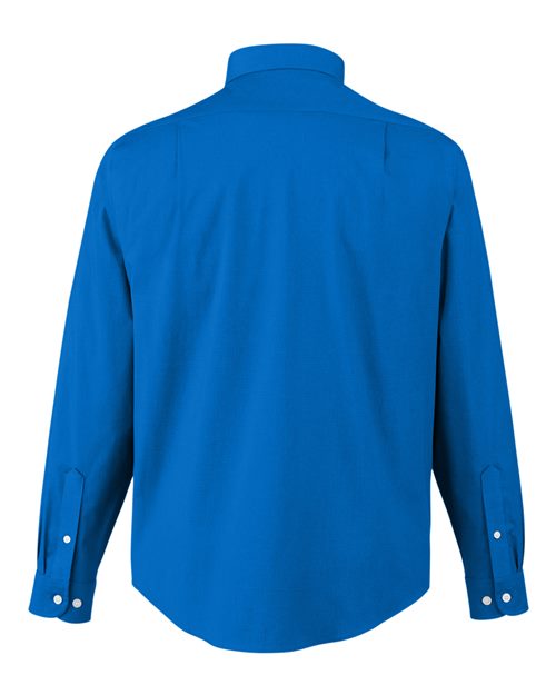 Men's CrownLux Performance® Spencer Poplin Dress Shirt - French Blue Melange