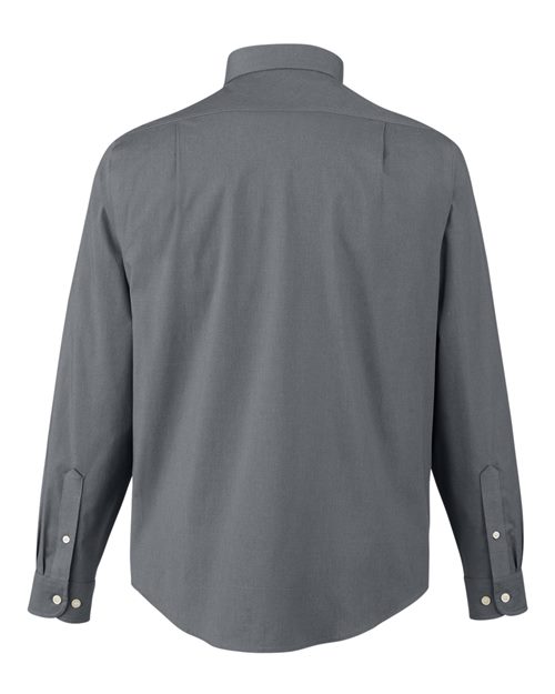 Men's CrownLux Performance® Spencer Poplin Dress Shirt - Graphite Melange
