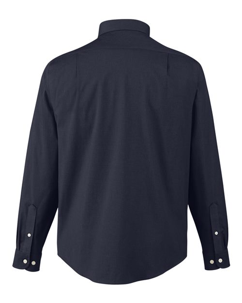 Men's CrownLux Performance® Spencer Poplin Dress Shirt - Navy Melange