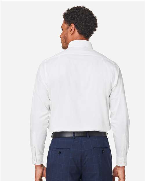 Men's CrownLux Performance® Spencer Poplin Dress Shirt - White