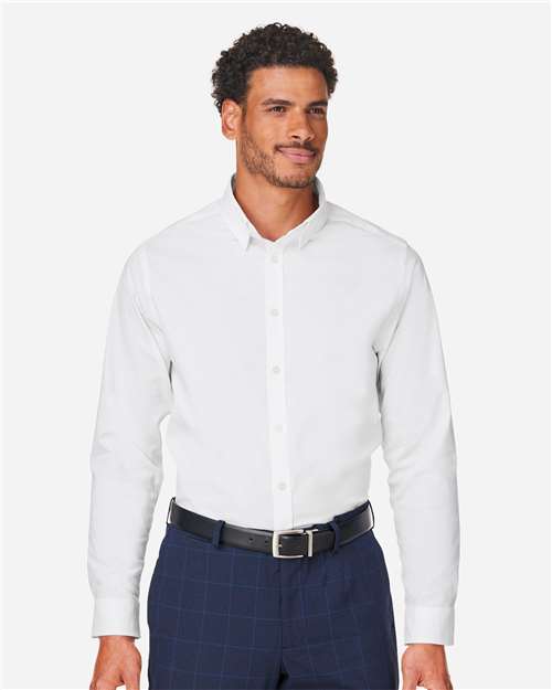 Men's CrownLux Performance® Spencer Poplin Dress Shirt - White