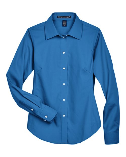 Women's Crown Collection® Oxford Woven Dress Shirt - French Blue
