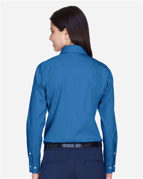 Women's Crown Collection® Oxford Woven Dress Shirt - French Blue