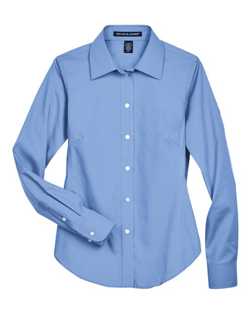 Women's Crown Collection® Oxford Woven Dress Shirt - Light Blue