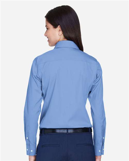 Women's Crown Collection® Oxford Woven Dress Shirt - Light Blue