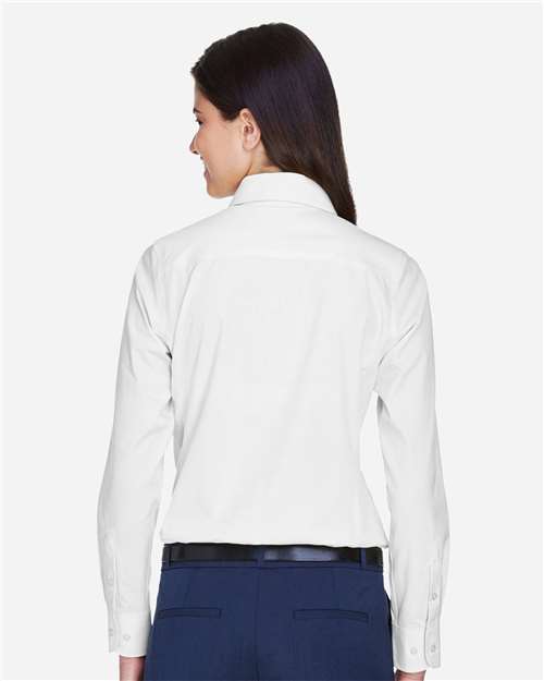 Women's Crown Collection® Oxford Woven Dress Shirt - White