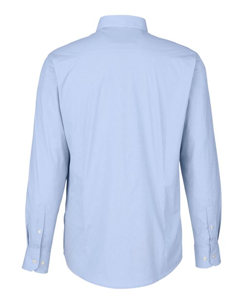 Men's CrownLux Performance® Microstripe Dress Shirt - French Blue/ White