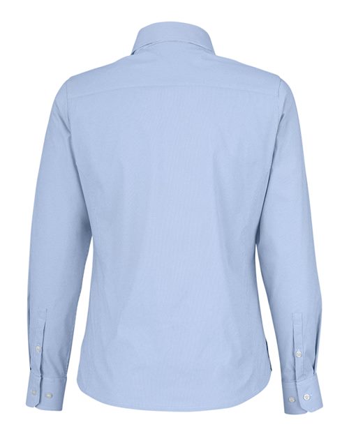 Women's CrownLux Performance® Microstripe Dress Shirt - French Blue/ White