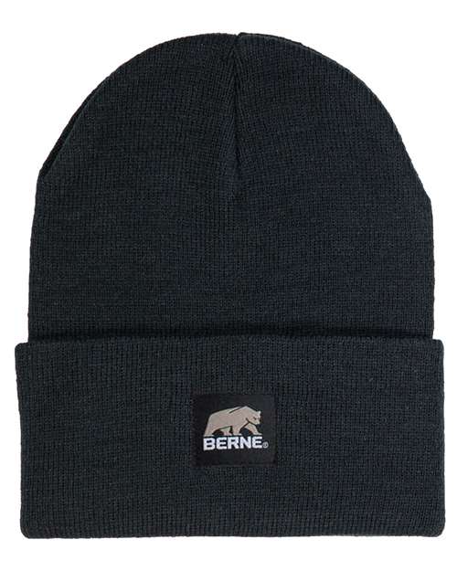 Heritage Knit Cuff Beanie - Black