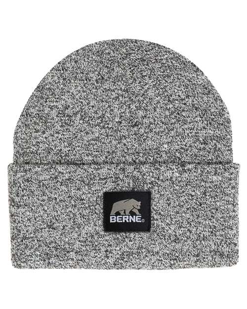 Heritage Knit Cuff Beanie - Black/ White