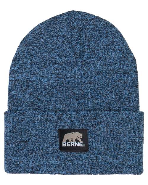 Heritage Knit Cuff Beanie - Blue/ Black
