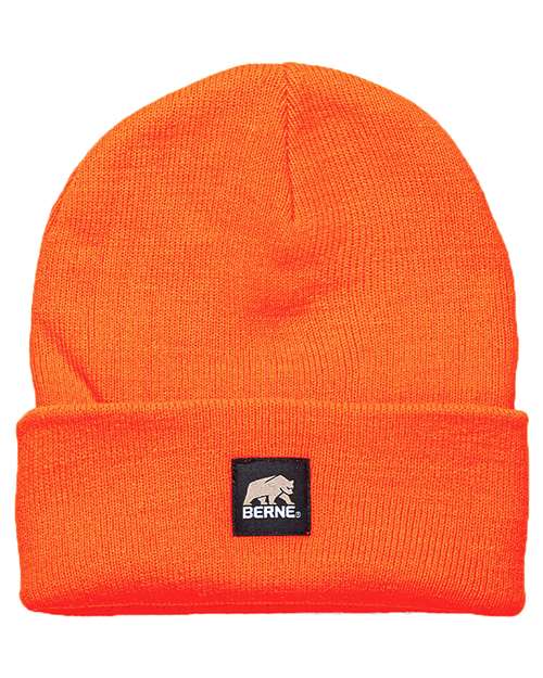 Heritage Knit Cuff Beanie - Orange