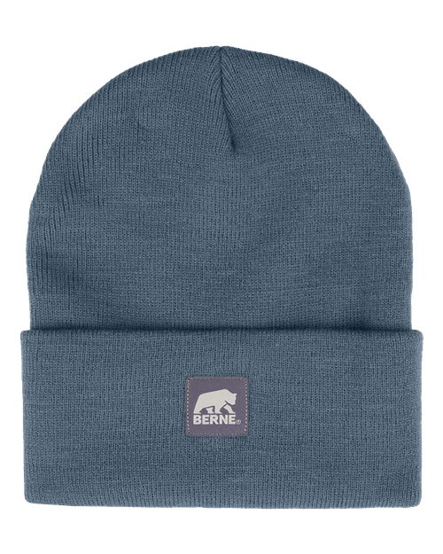 Heritage Knit Cuff Beanie - Steel Blue