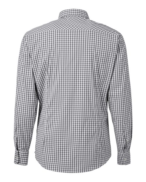 Men's CrownLux Performance® Gingham Dress Shirt - Graphite/ White
