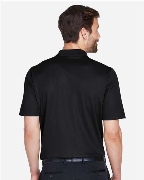 Men's Tall CrownLux Performance® Plaited Polo - Black