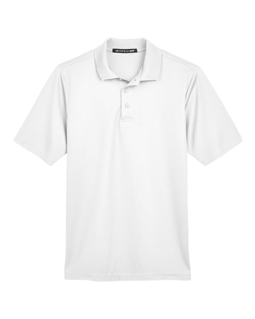 Men's Tall CrownLux Performance® Plaited Polo - White